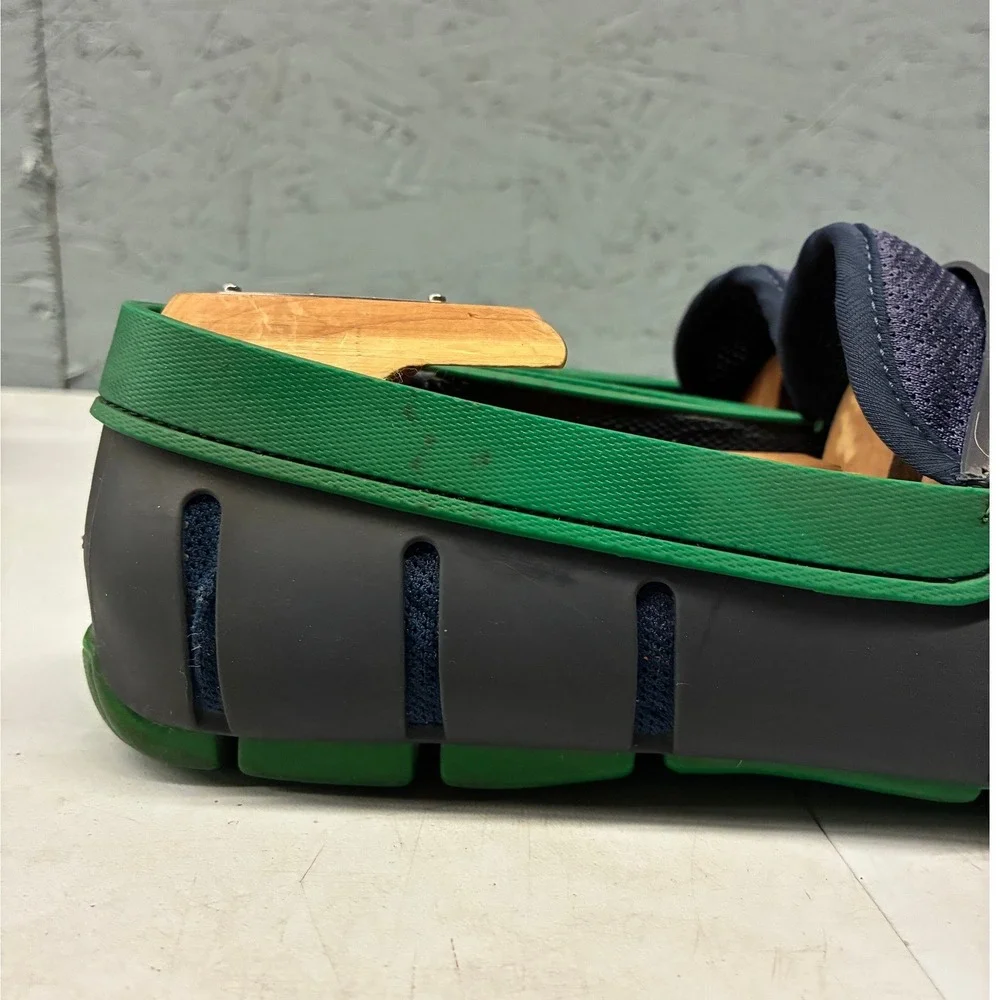 SWIMS Penny Loafer Casual Shoes Mens 9 Blue Waterproof Mesh Slip On Driving Boat